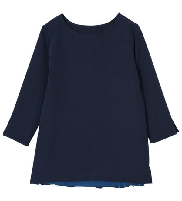 RANAN（ラナン）の「楽ちんキレイ見え！バックプリーツセットアップ（ブラウススーツ）」｜詳細画像