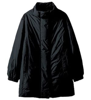 BELLUNA（ベルーナ）の「フレンチダウン使いノンステッチミドル丈コート（ハーフコート）」｜黒