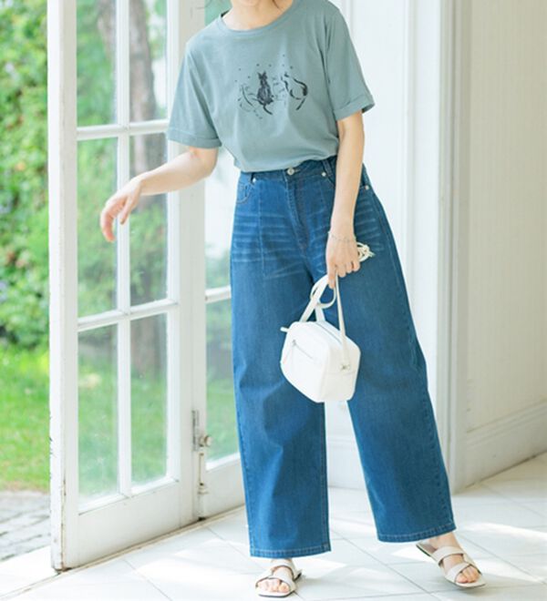 BELLUNA（ベルーナ）の「ヒンヤリ！着映えプリントプルオーバー（カットソー）」｜詳細画像