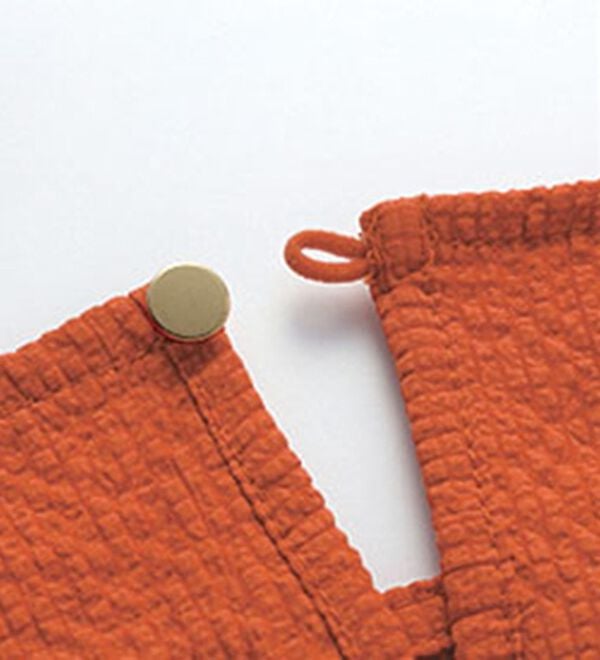 RANAN（ラナン）の「ひんやり！サッカー素材袖ボリュームブラウス（ブラウス）」｜詳細画像