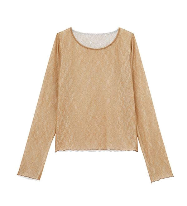 RANAN（ラナン）の「リバーシブルシアーレースＴ（カットソー）」｜詳細画像