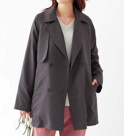 BELLUNA（ベルーナ）の「花粉対策！ライナー付ミドル丈トレンチコート（ハーフコート）」