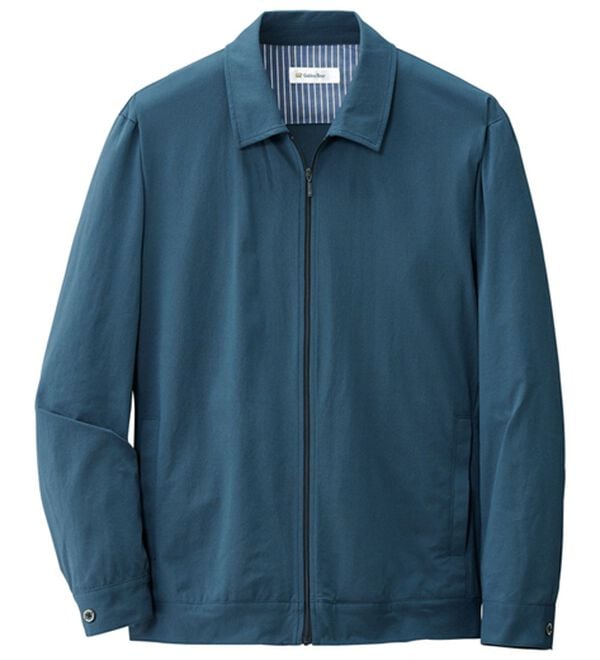 「＜ゴールデンベア＞快適サマーブルゾン（メンズブルゾン）」｜スモーキーブルー