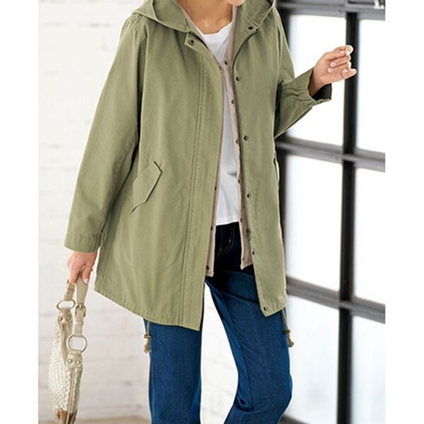 BELLUNA（ベルーナ）の「中わたベスト付３ＷＡＹ綿100%マウンテンパーカー（ブルゾン）」｜詳細画像