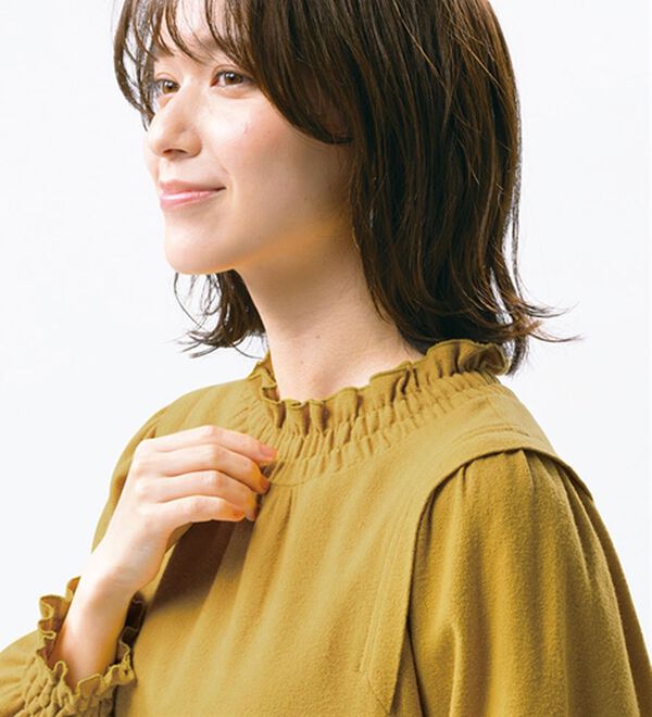 ルフラン（ルフラン）の「【３色組】重ね着風お洒落見えブラウス（ブラウス）」｜詳細画像