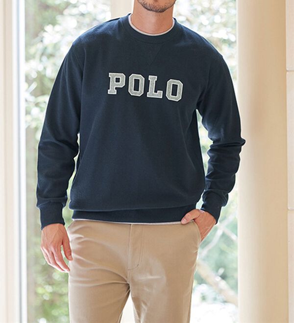 「＜ポロ・ビーシーエス＞ワッフルレイヤードトレーナー（メンズトレーナー）」｜詳細画像