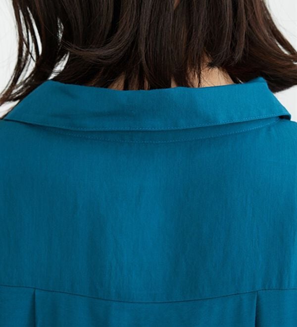 BELLUNA（ベルーナ）の「レーヨンナイロン素材シャツワンピース（その他ワンピース）」｜詳細画像