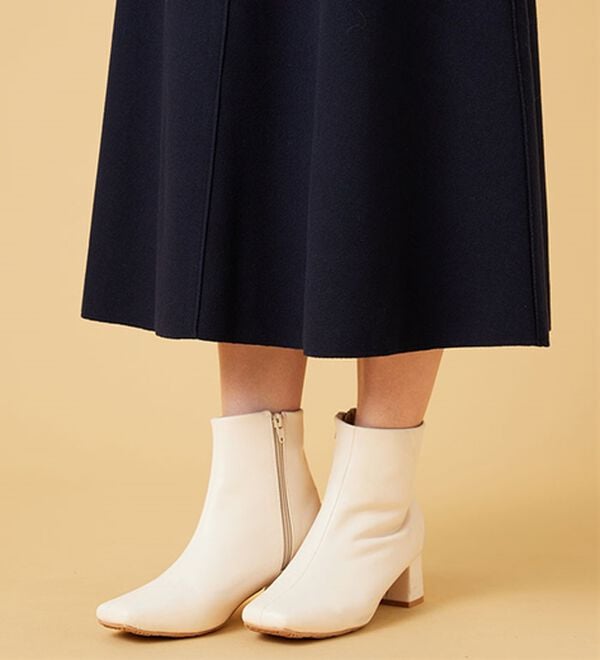 BELLUNA（ベルーナ）の「ふんわりメルトン素材ポケット付スカート（ロングスカート）」｜詳細画像