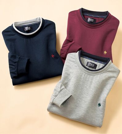 「【３色組】＜ポロ・ビーシーエス＞プレイヤー刺しゅうＴシャツ（メンズルームウェア）」