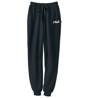 LAVIENNE（ラヴィエンヌ）の「ＦＩＬＡ　綿混ミニ裏毛ルームパンツ（その他パンツ）」｜ブラック
