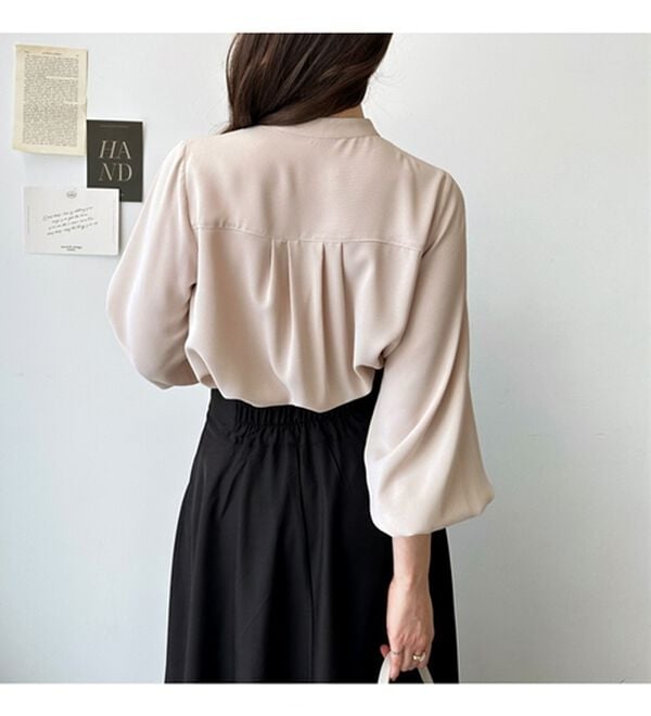 GeeRA（ジーラ）の「２ＷＡＹドレープスカーフタイブラウス（ブラウス）」｜詳細画像