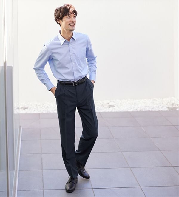 REMEN'S（リメンズ）の「サラッと快適イージースラックス（メンズスラックス）」｜詳細画像