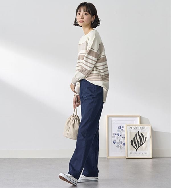 BELLUNA（ベルーナ）の「【ＰＯＬＯ　ＢＣＳ】綿チノパンツ（フルレングスパンツ）」｜詳細画像