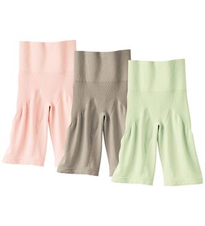 LAVIENNE（ラヴィエンヌ）の「【３色組】綿混の美ラクるロングガードル（ガードル）」｜3色組