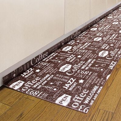 「裏面スベリ止め加工クッションキッチンマット（その他キッチン用品）」