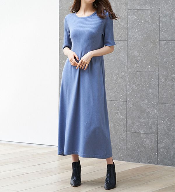 RANAN（ラナン）の「フェザーニットワンピースアンサンブル（ニットワンピース）」｜詳細画像