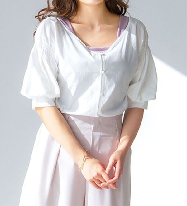 LAVIENNE（ラヴィエンヌ）の「隠して魅せるカップ付インナー（肌着・インナーウェア）」｜詳細画像