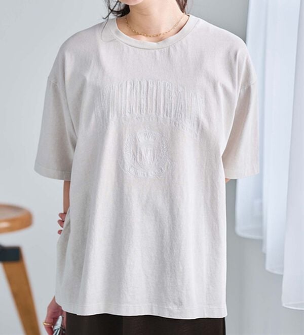 RANAN（ラナン）の「ヴィンテージライクロゴTシャツ（カットソー）」｜詳細画像