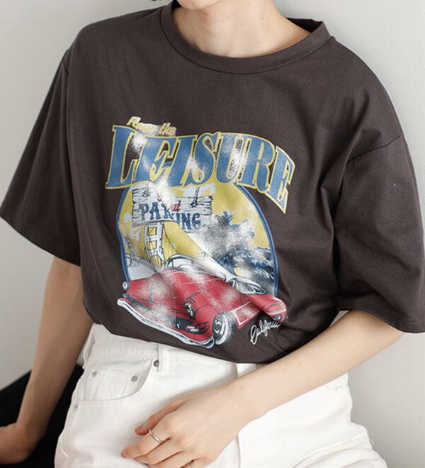GeeRA（ジーラ）の「ロックプリントルーズＴシャツ（Tシャツ）」｜詳細画像