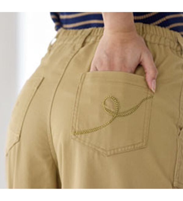 BELLUNA（ベルーナ）の「大人のきれいめベイカーチノパンツ（フルレングスパンツ）」｜詳細画像