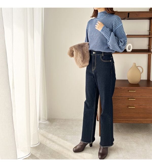 GeeRA（ジーラ）の「ボリュームスリーブハイネックニット（ニット・セーター）」｜詳細画像