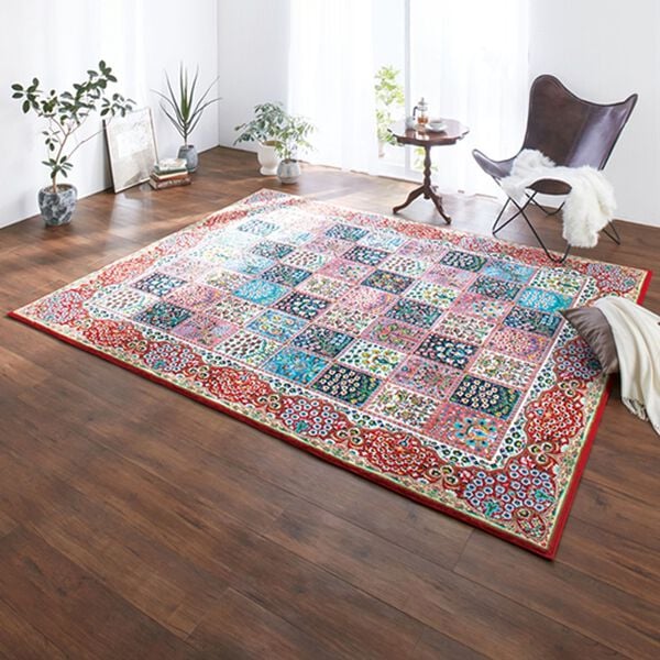 「厚みが選べる高級柄プリントはっ水カーペット（カーペット）」｜モスクワイン