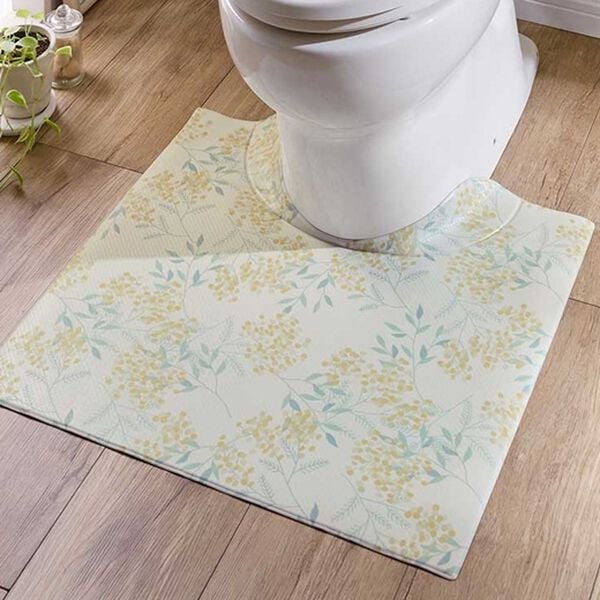 iellio（イエリオ）の「すき間にピタッ！ふけるＰＶＣトイレマット（トイレマット）」｜ミモザ