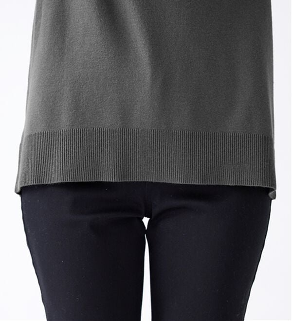 BELLUNA（ベルーナ）の「袖レースデザインニットプルオーバー（ニット・セーター）」｜詳細画像