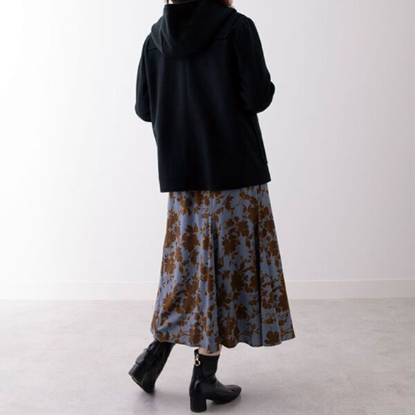 BELLUNA（ベルーナ）の「ウール調素材ダッフルコート（ショートコート）」｜詳細画像