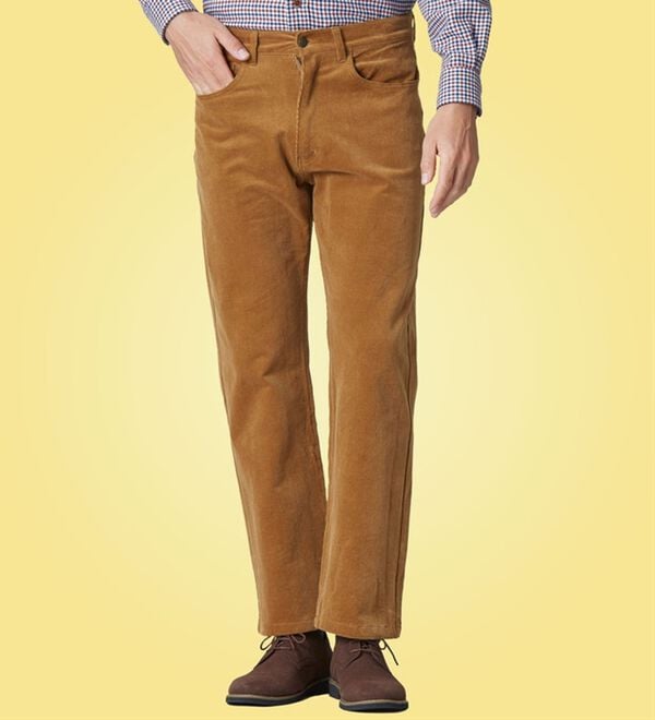「まるごとのびのびコーデュロイパンツ（メンズフルレングスパンツ）」｜詳細画像