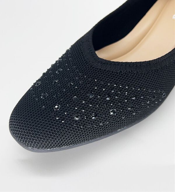 BELLUNA（ベルーナ）の「きらきらビジューニットパンプス（パンプス）」｜詳細画像