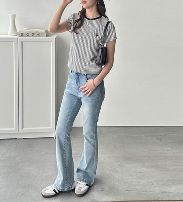 GeeRA（ジーラ）の「【ＵＳ．ＰＯＬＯ．ＡＳＳＮ】汗染み防止ミニＴシャツ（Tシャツ）」｜詳細画像