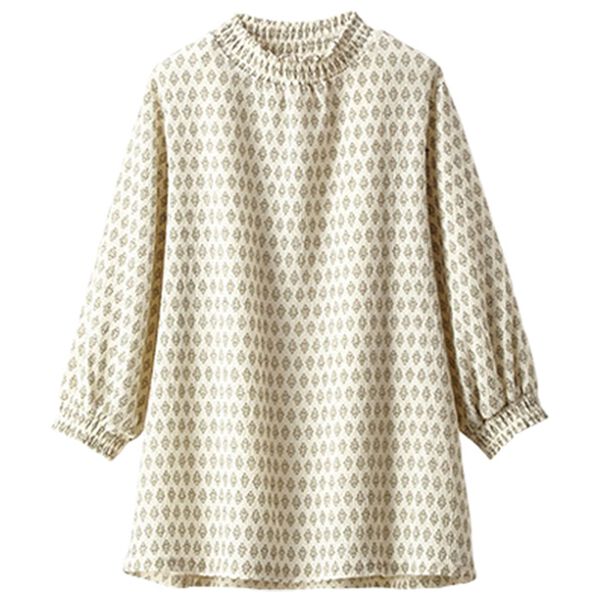 BELLUNA（ベルーナ）の「シャーリング使い楊柳素材ブラウス（ブラウス）」｜詳細画像