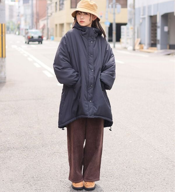 A HAPPY MARILYN（アハッピーマリリン）の「【Ｌ～６Ｌ】フード付き中わたモンスターパーカー（ブルゾン）」｜詳細画像