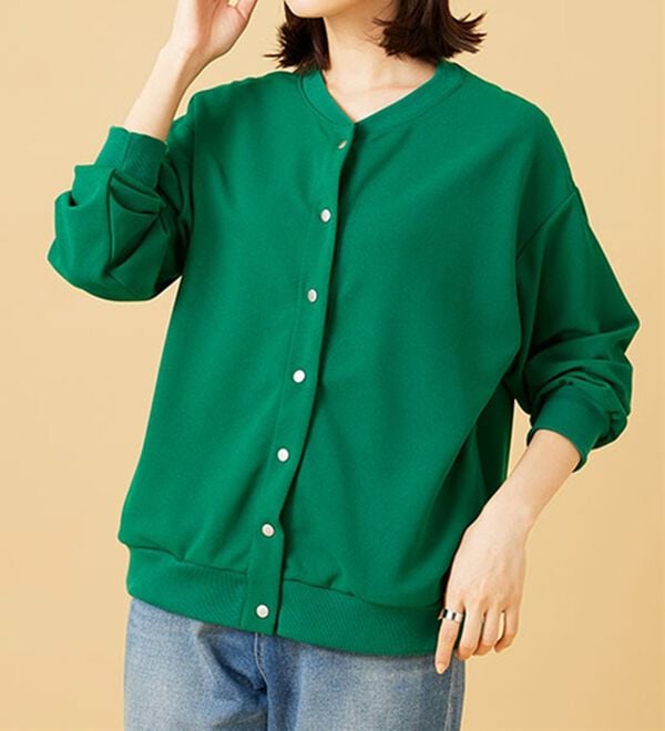 BELLUNA（ベルーナ）の「ストレッチジョーゼット素材カーディガン（その他カーディガン）」｜詳細画像