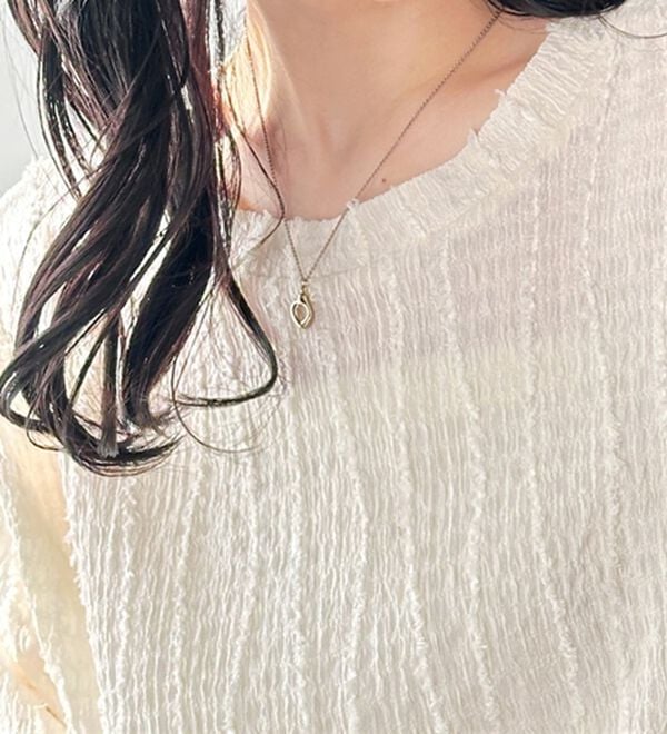 GeeRA（ジーラ）の「シャギージャカードＴシャツ（カットソー）」｜詳細画像