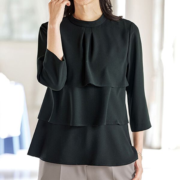 BELLUNA（ベルーナ）の「【３点セット】ツイード素材ロングジャケットパンツ３点セット（その他スーツ）」｜詳細画像