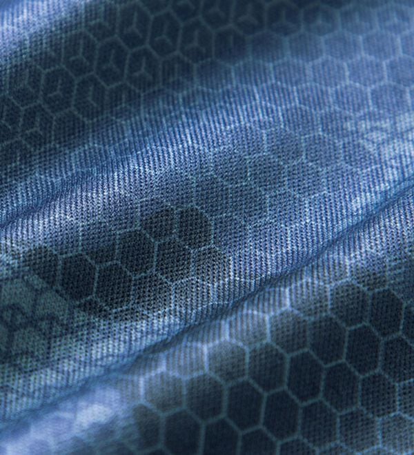 「＜ケイパ＞フェイクレイヤードハーフジップＴシャツ（メンズカットソー）」｜詳細画像