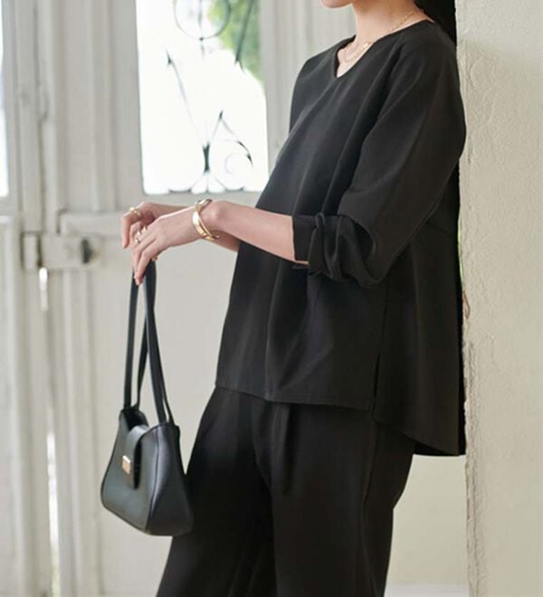 RANAN（ラナン）の「【選べるデザイン】楽してきれい見え！セットアップ（ブラウススーツ）」｜詳細画像