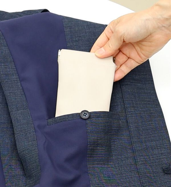 「三河木綿和風着物スーツ「翠」（メンズ和装・浴衣・和装グッズ）」｜詳細画像