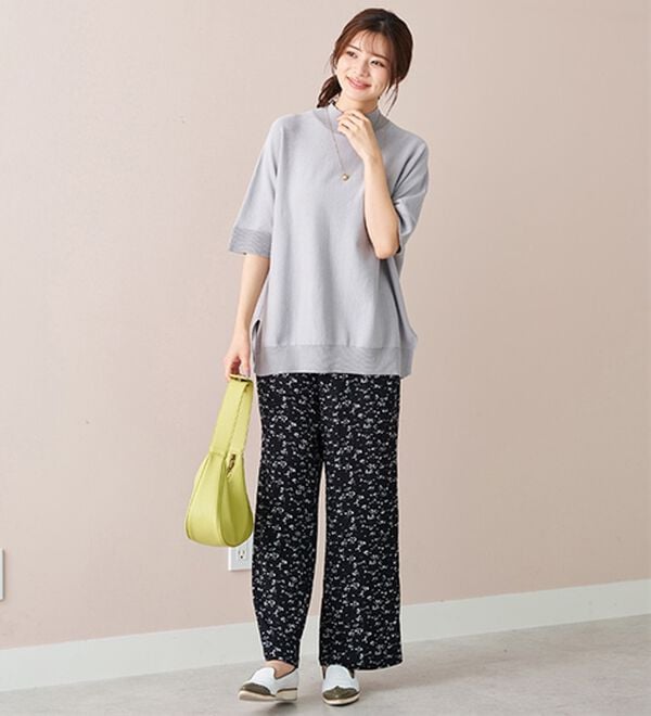 BELLUNA（ベルーナ）の「ガシガシ洗える！涼しげ夏用ドルマンニット（ニット・セーター）」｜詳細画像