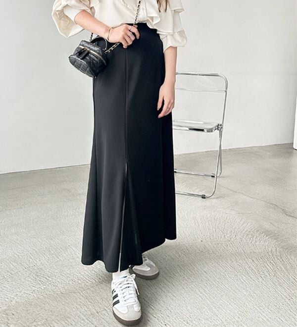 GeeRA（ジーラ）の「スリットマーメイドフレアスカート（ロングスカート）」｜詳細画像