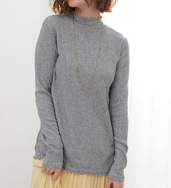 BELLUNA（ベルーナ）の「ラメ入りメローデザインプルオーバー（カットソー）」｜詳細画像