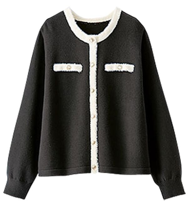 BELLUNA（ベルーナ）の「配色カーデチュニックアンサンブル（アンサンブル）」｜詳細画像