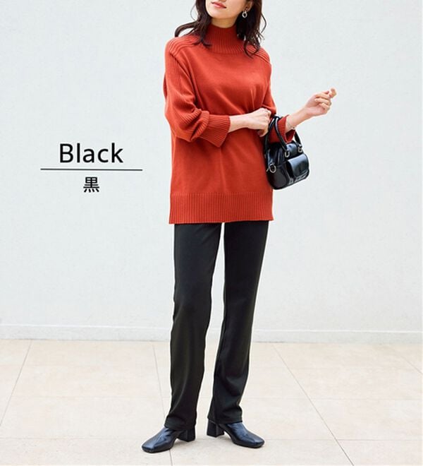 BELLUNA（ベルーナ）の「【裏起毛有無】ジャストフィットらくらくパンツ（フルレングスパンツ）」｜詳細画像