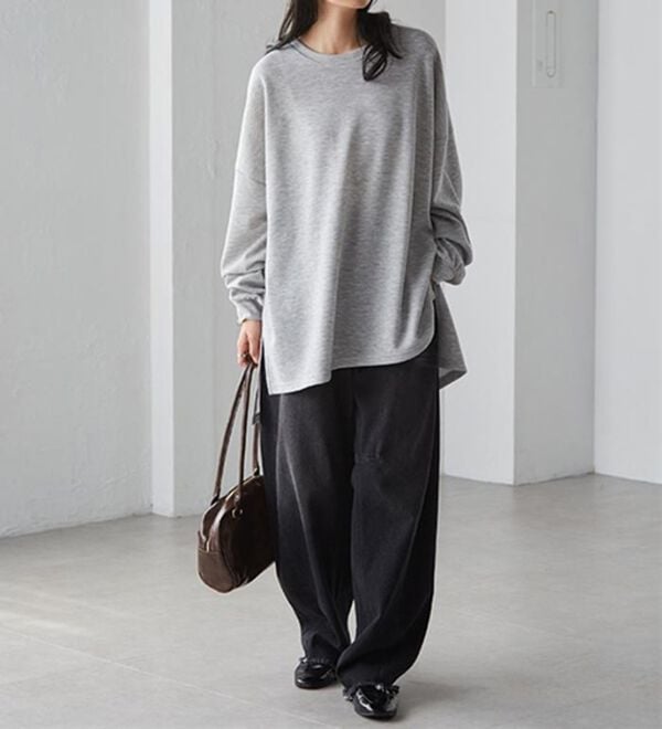 RANAN（ラナン）の「オーバーサイズスウェットＴ（カットソー）」｜詳細画像