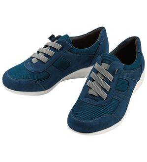 ルフラン（ルフラン）の「あとりえＯＫＡＤＡ　５Ｅ軽量甲ゴムスニーカー（スニーカー）」｜ネイビー