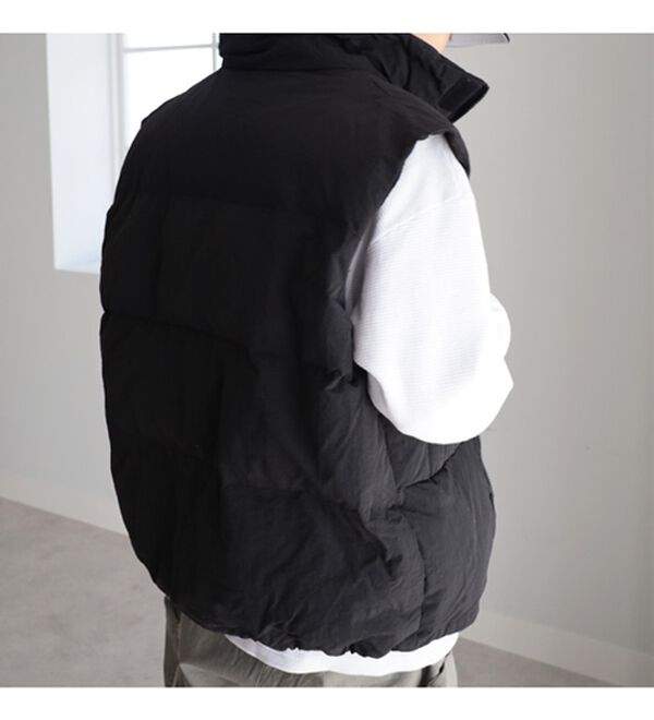 GeeRA（ジーラ）の「スタンドカラーボリューム中綿ベスト（ベスト）」｜詳細画像