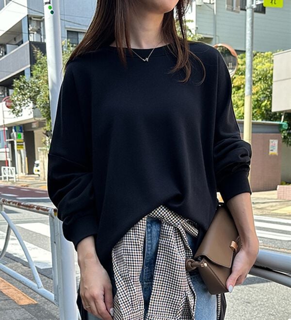 RANAN（ラナン）の「オーバーサイズスウェットＴ（カットソー）」｜詳細画像