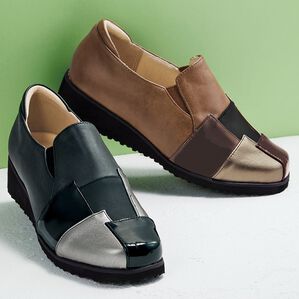 BELLUNA（ベルーナ）の「配色スリッポンシューズ（スリッポン）」｜詳細画像